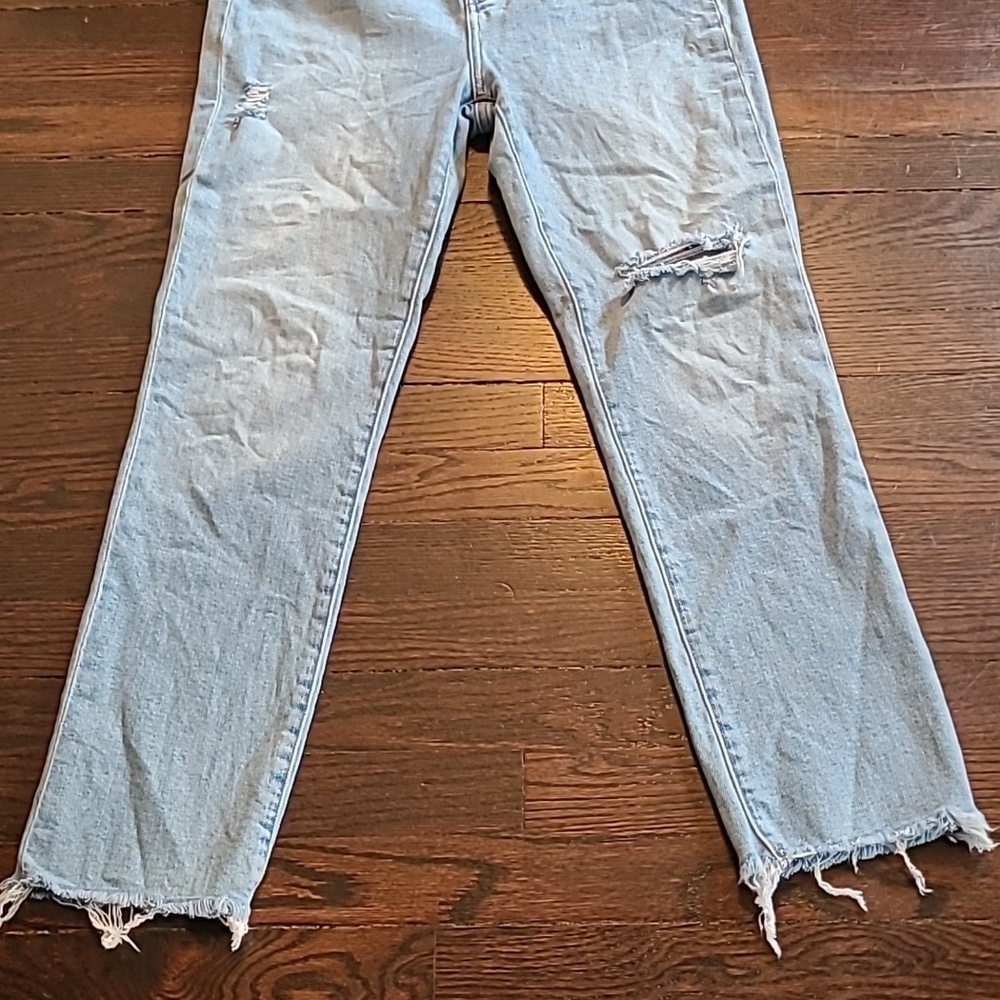 Madewell The Perfect Vintage Jean High-rise Distressed Light Wash Wmns 29 Casual - Picture 5 of 16